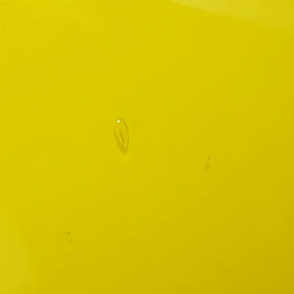 🌞SOLD🌞 Glassybaby Yellow Hand Blown Glass Candle Votive Pre Triskelion #2 - Picture 9 of 13